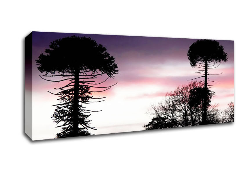 Picture of Lavender Skies Panoramic Canvas Wall Art