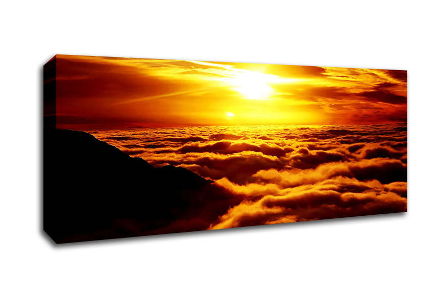 Picture of Heavens Gateway Panoramic Canvas Wall Art