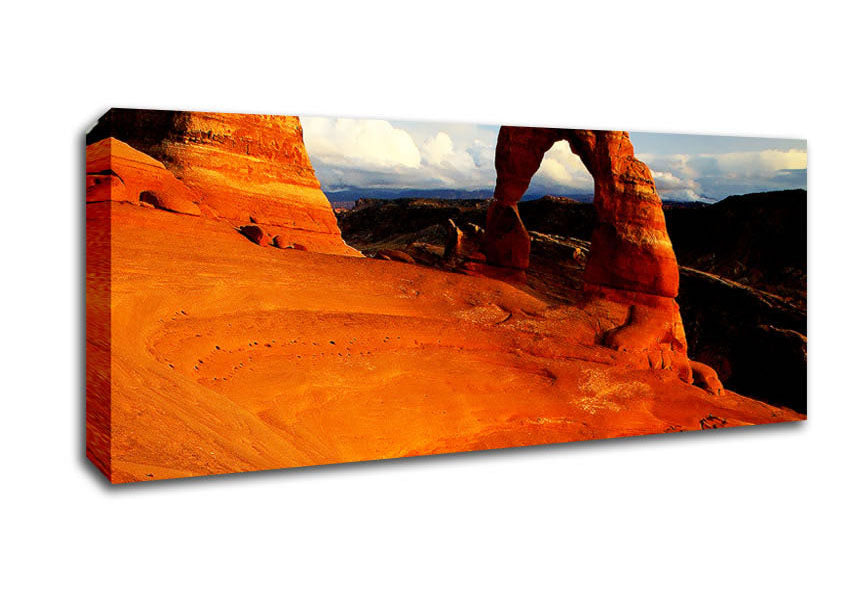 Picture of Canyon Solace Panoramic Canvas Wall Art