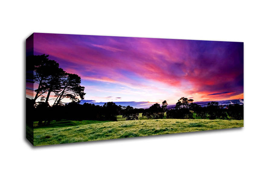 Picture of Yorkshire Dale Magic Panoramic Canvas Wall Art