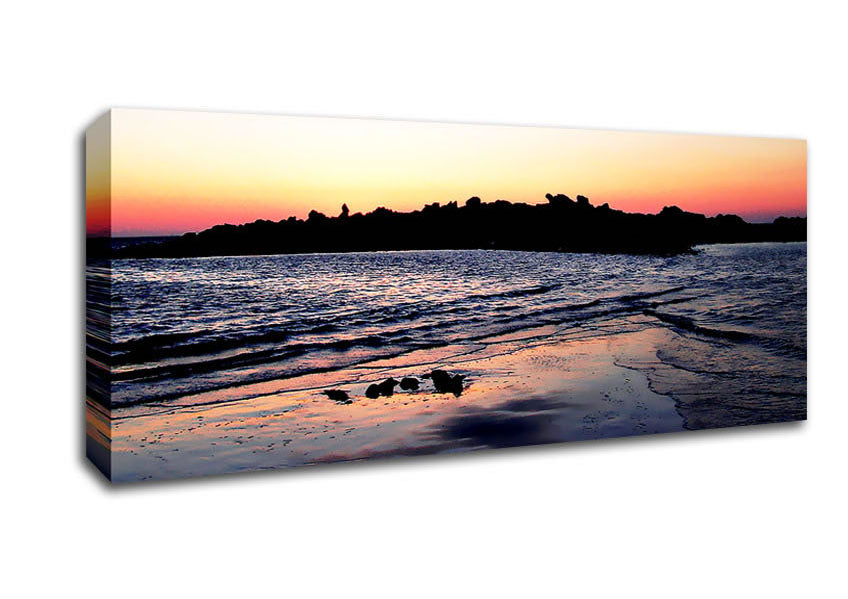 Picture of Along The Coast Panoramic Canvas Wall Art