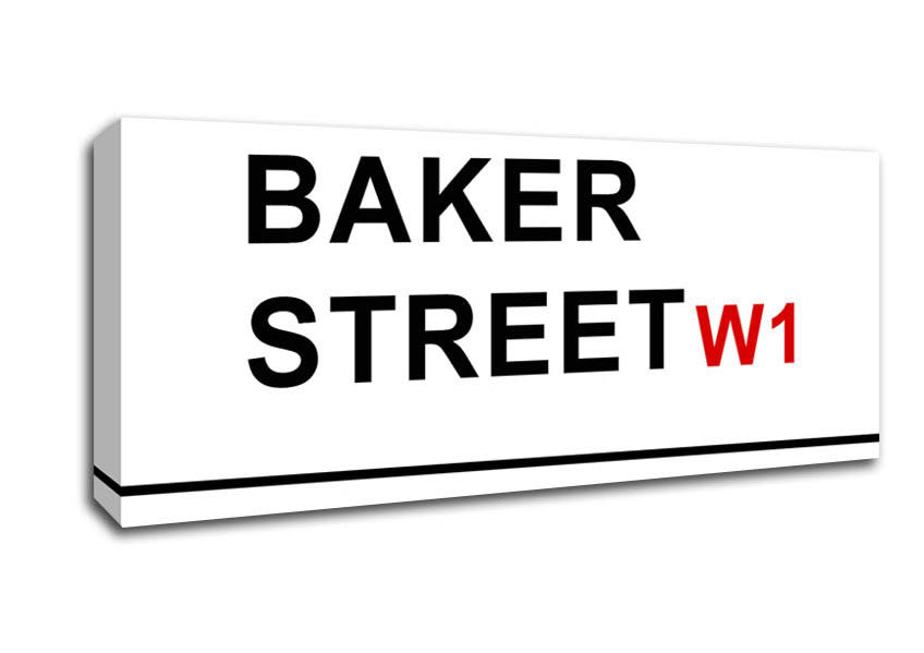 Picture of Baker Street Signs Panoramic Canvas Wall Art