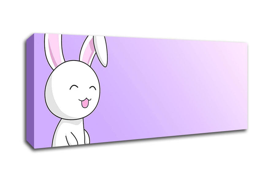 Picture of Bunny Panoramic Canvas Wall Art