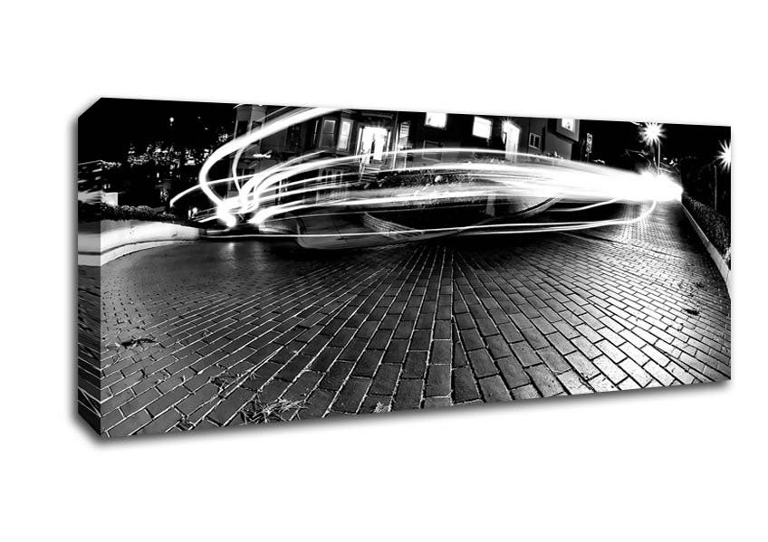 Picture of All His Favorite Curves Panoramic Canvas Wall Art