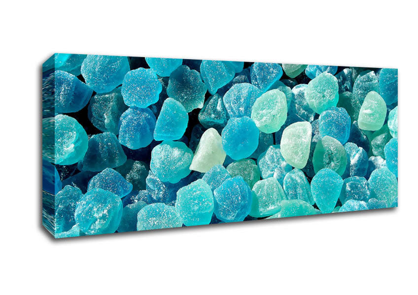 Picture of Blue Jelly Panoramic Canvas Wall Art