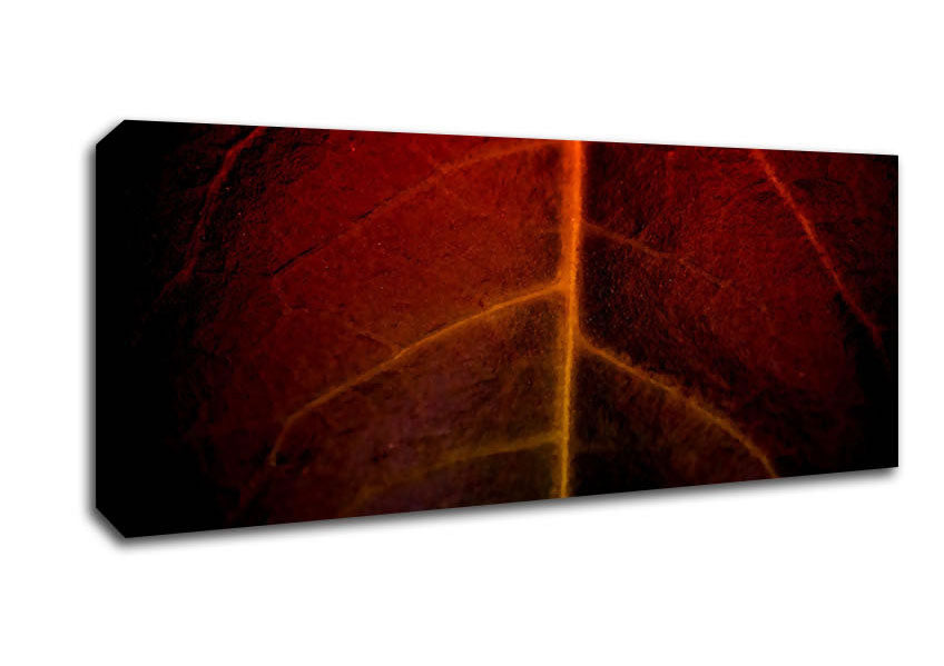 Picture of Blood Leave Panoramic Canvas Wall Art