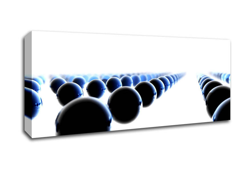 Picture of Black Ball Line-Up Panoramic Canvas Wall Art