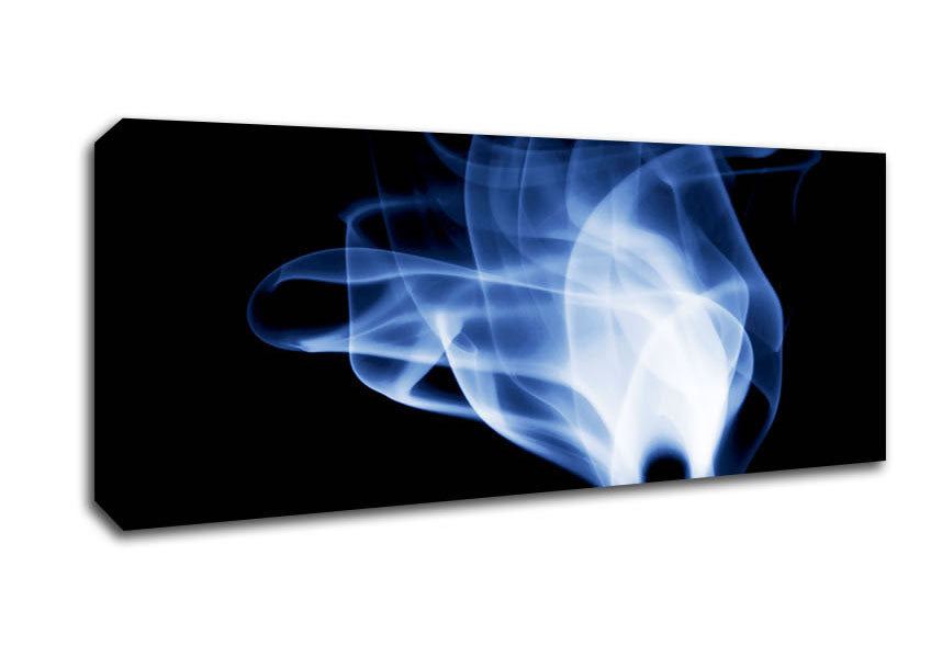 Picture of Candle Smoke Panoramic Canvas Wall Art