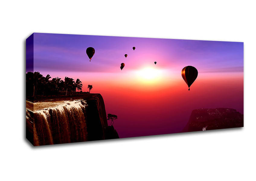 Picture of Beautiful Mountain View Panoramic Canvas Wall Art