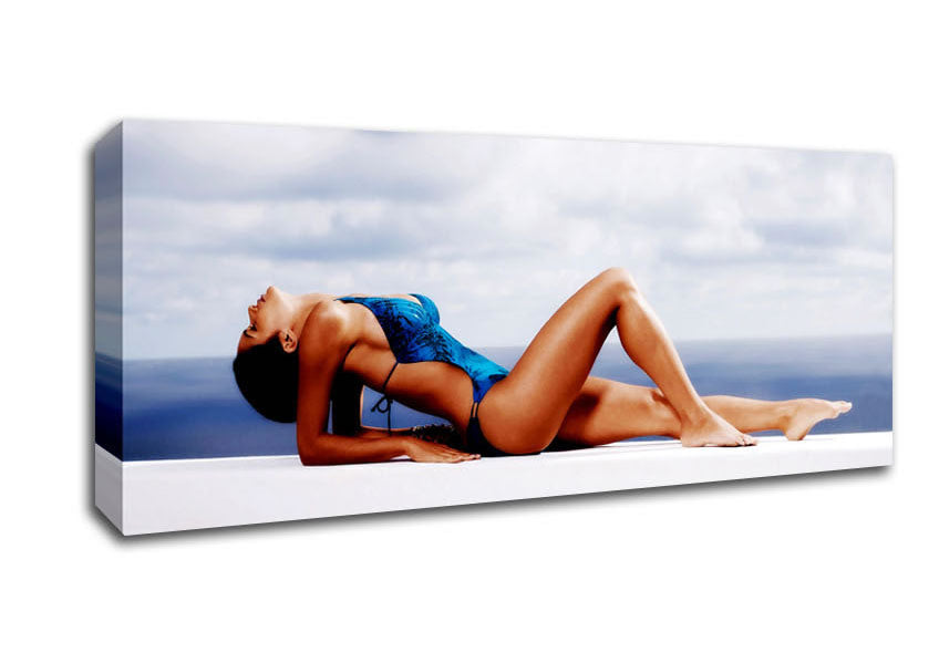 Picture of Beach Body Perfect Panoramic Canvas Wall Art