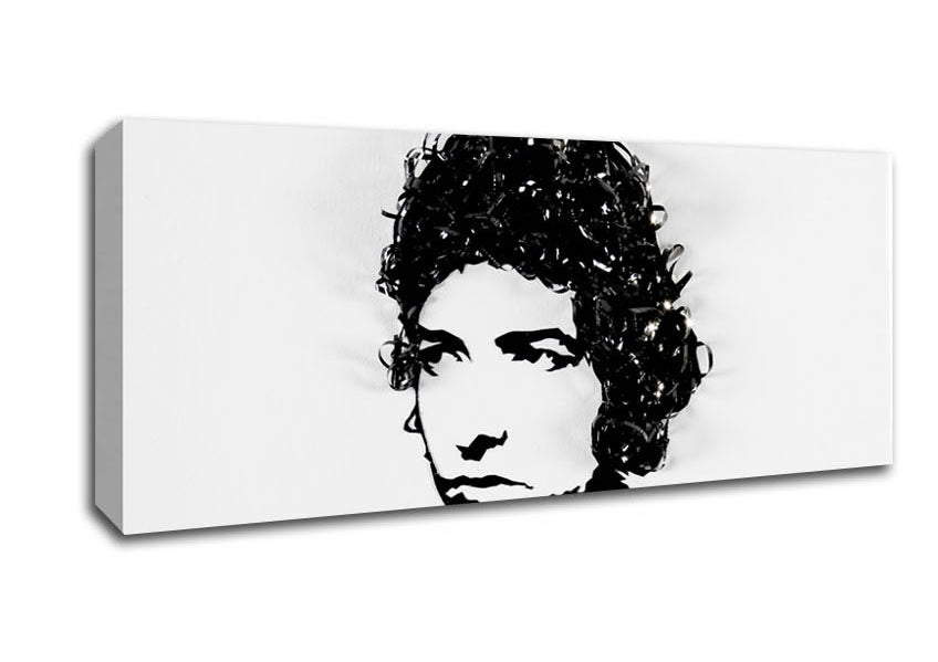 Picture of Bob Dylan Panoramic Canvas Wall Art