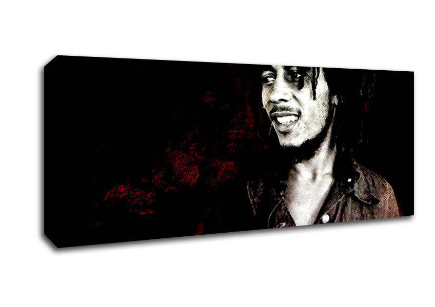 Picture of Bob Marley Hero Panoramic Canvas Wall Art