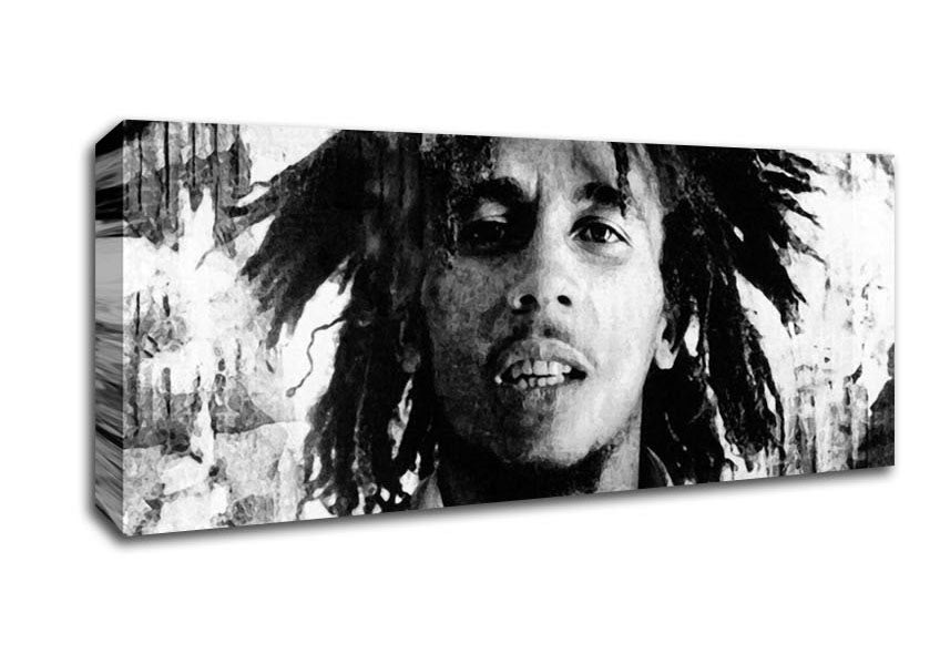 Picture of Bob Marley Redemption Song Panoramic Canvas Wall Art