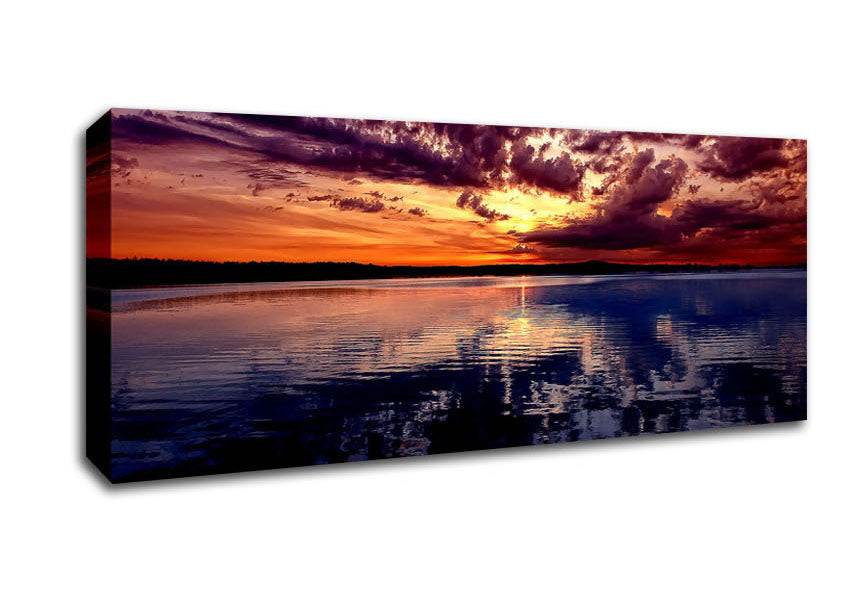 Picture of Amazing Dusk Panoramic Canvas Wall Art