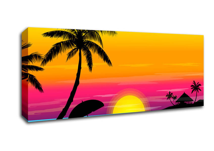 Picture of Destination Dream Panoramic Canvas Wall Art