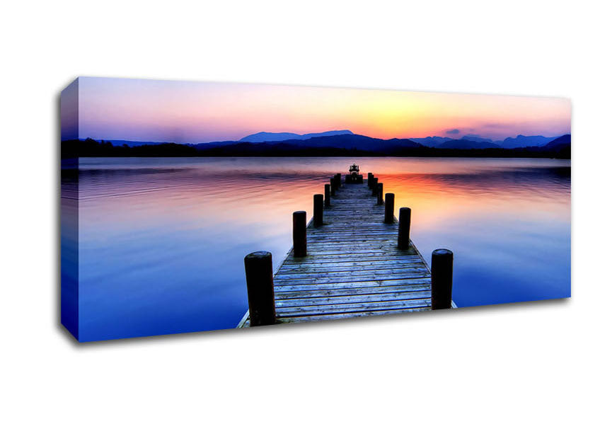 Picture of Windermere Lake District Cumbria England Panoramic Canvas Wall Art