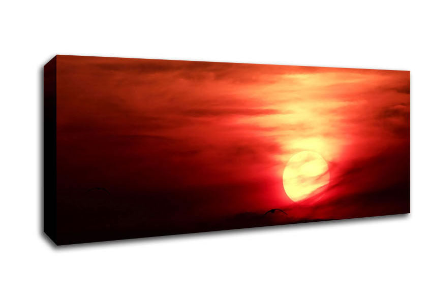 Picture of Journey To The Sun Panoramic Canvas Wall Art