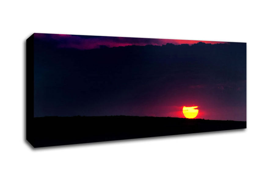 Picture of Sunrise Morning Panoramic Canvas Wall Art