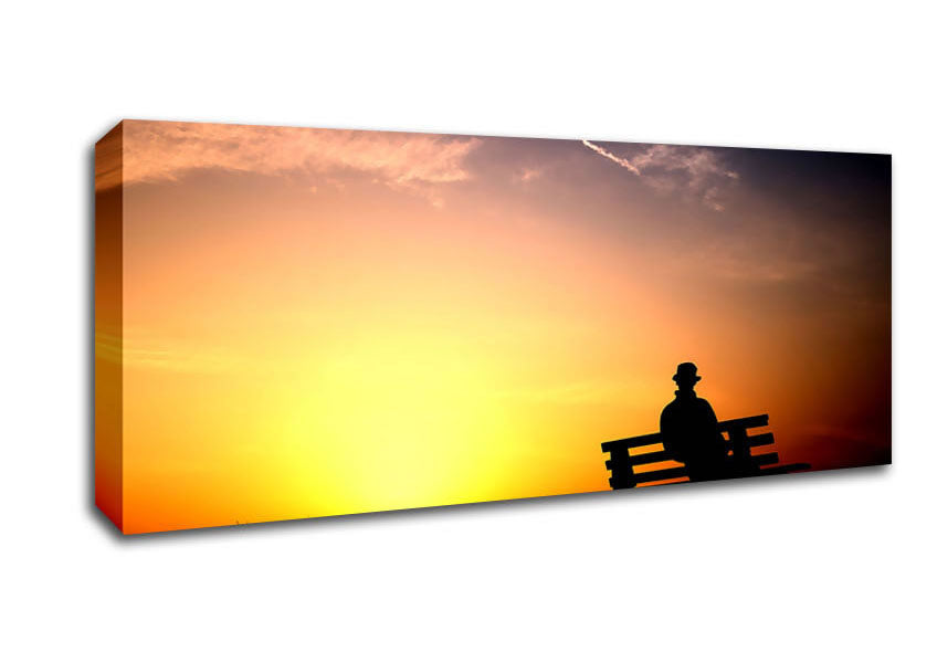 Picture of Pleasant Sunset Panoramic Canvas Wall Art