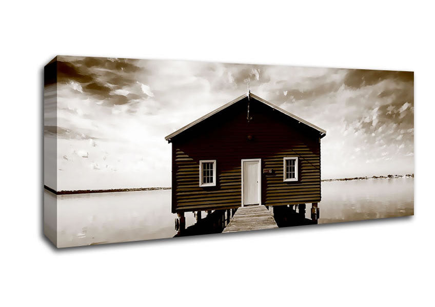 Picture of Water House Coco Panoramic Canvas Wall Art