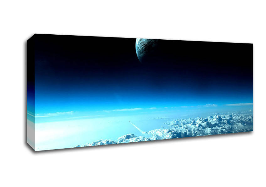 Picture of Beautiful Space View Panoramic Canvas Wall Art