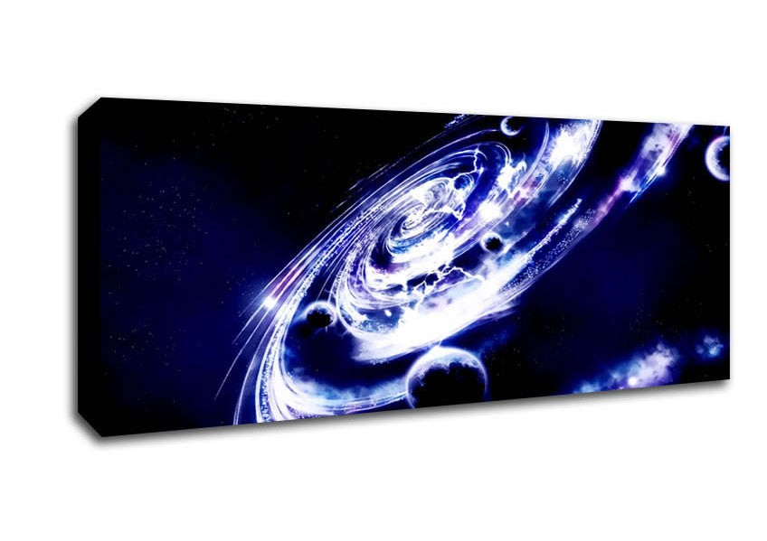 Picture of Beyond The Galaxys Panoramic Canvas Wall Art