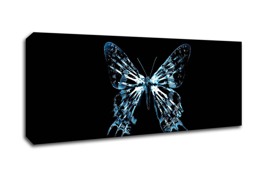 Picture of Butterfly X Ray Panoramic Canvas Wall Art