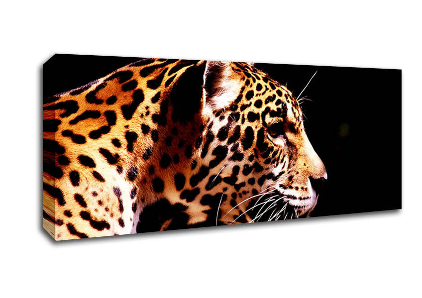 Picture of Cheetah Alert Panoramic Canvas Wall Art