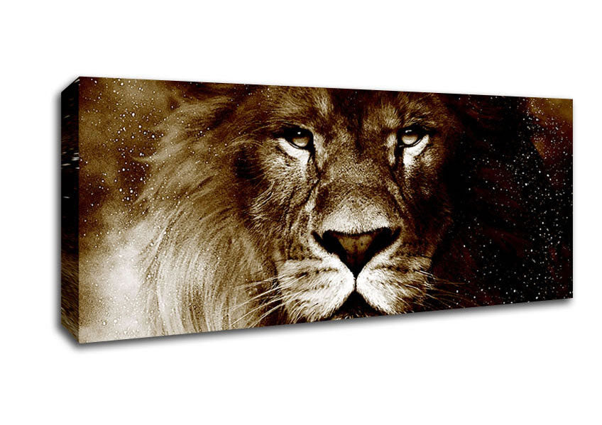 Picture of Lions Pride Panoramic Canvas Wall Art