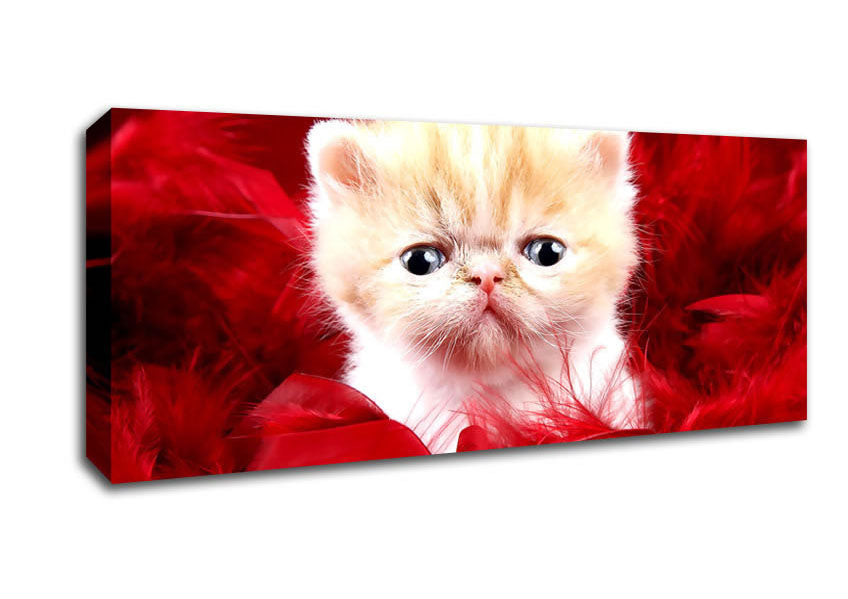 Picture of Precious Cute Love Panoramic Canvas Wall Art