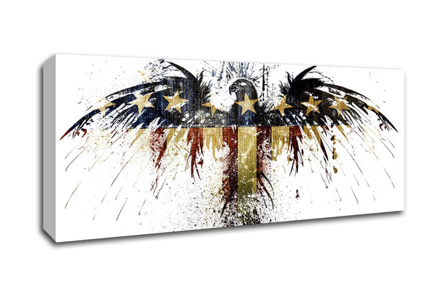 Picture of American Eagle 2 Panoramic Canvas Wall Art