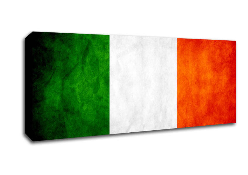 Picture of Irish Flag Panoramic Canvas Wall Art