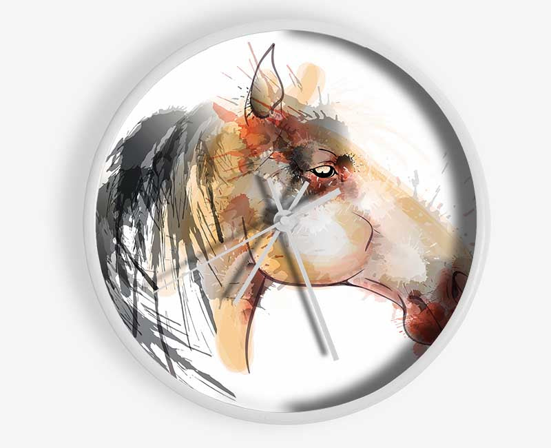 Horse Mane Clock - Wallart-Direct UK