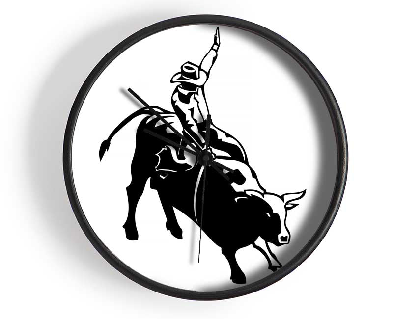 Cowboy Rider Clock - Wallart-Direct UK