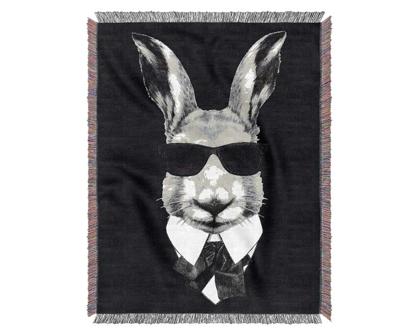 Mafia Rabbit Woven Blanket