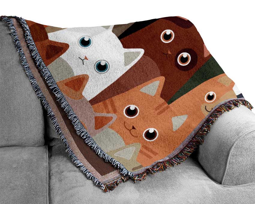 Just Cats Woven Blanket