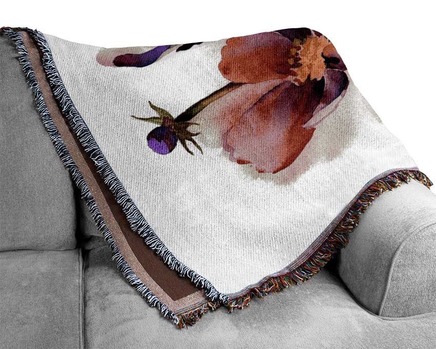 Wild Flower Beauty Woven Blanket