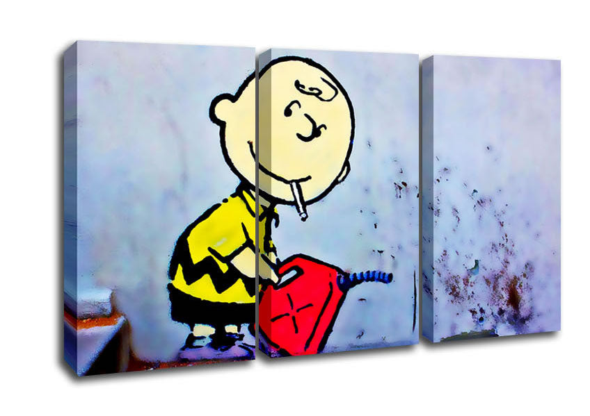 Picture of Bad Boy Charlie 3 Panel Canvas Wall Art