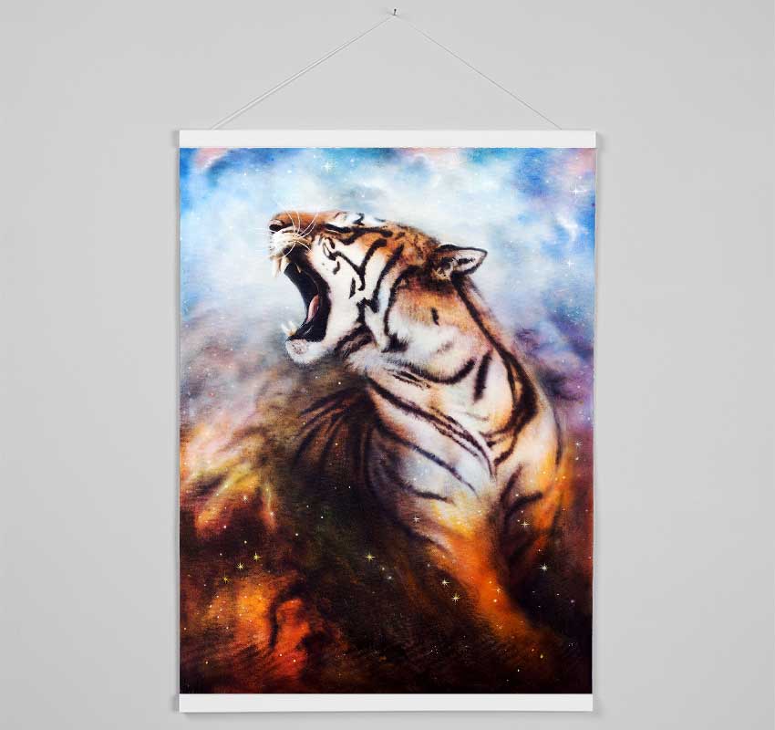 Roaring Tiger Hanging Poster - Wallart-Direct UK