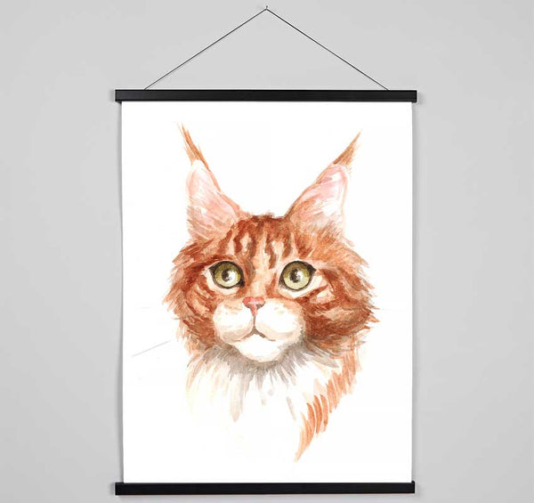 Ginger Tom Cat Hanging Poster - Wallart-Direct UK