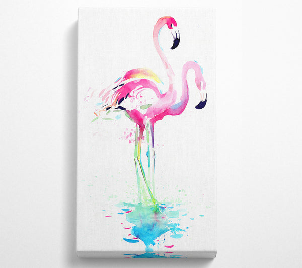 Flamingo Aquarell