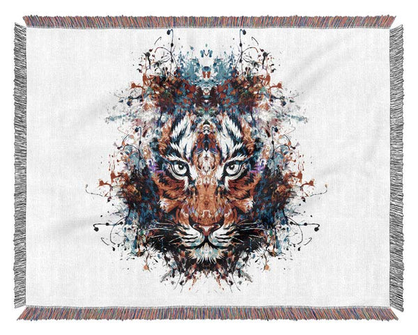 Tiger Colours Woven Blanket