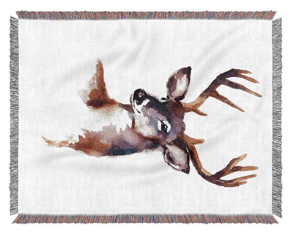 Female Deer Woven Blanket