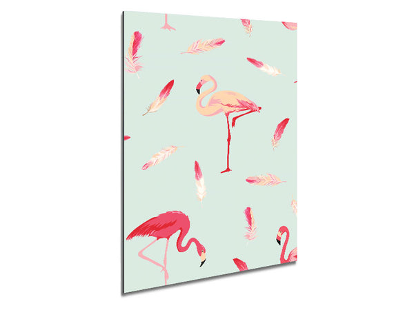 Pink Flamingo Feathers