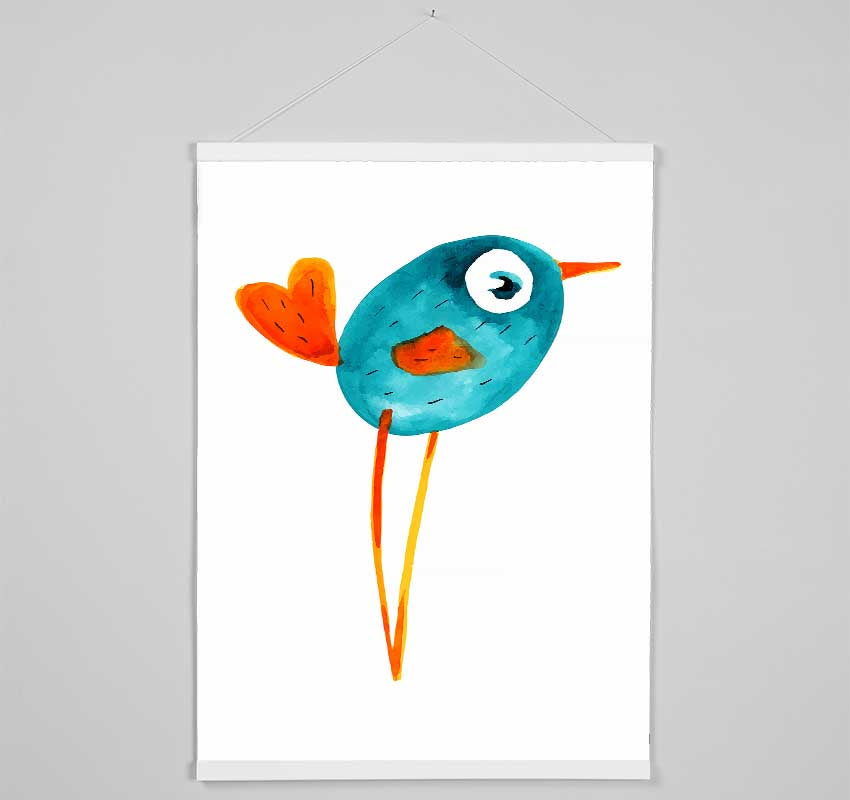 Heart Tailed Bird Hanging Poster - Wallart-Direct UK