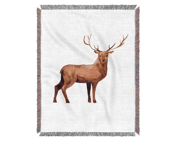 Deer Delight Woven Blanket