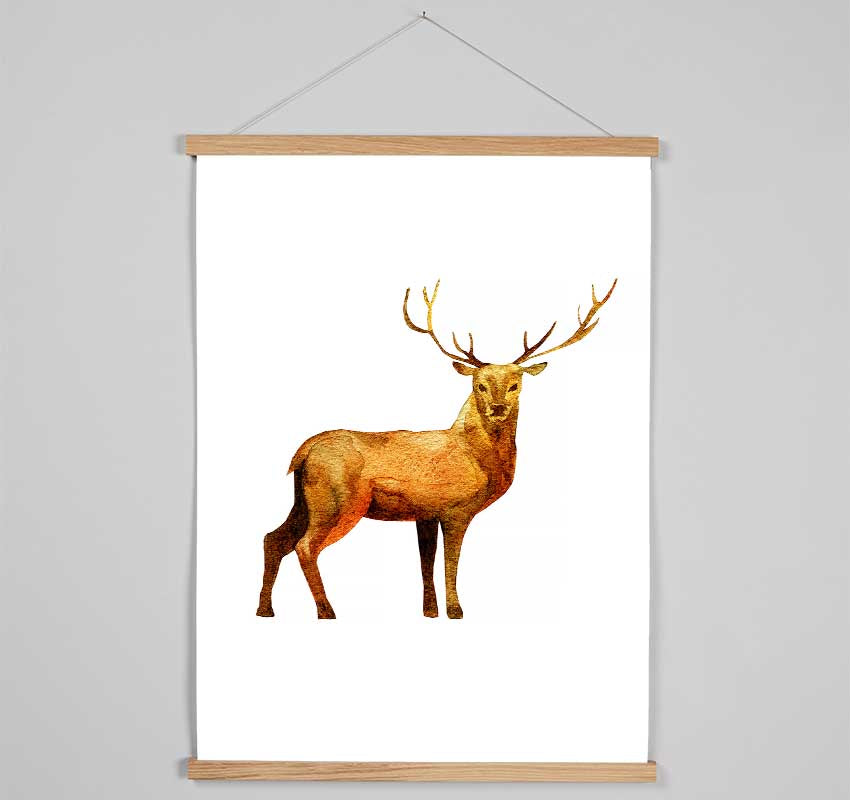 Deer Delight Hanging Poster - Wallart-Direct UK