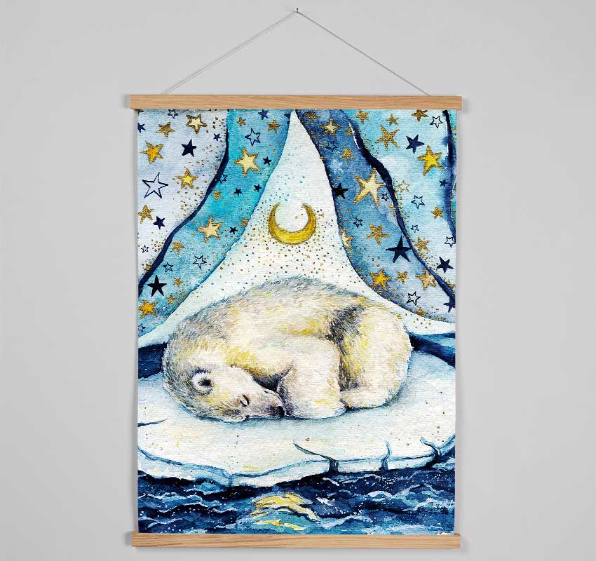 Polar Bear Dream Hanging Poster - Wallart-Direct UK