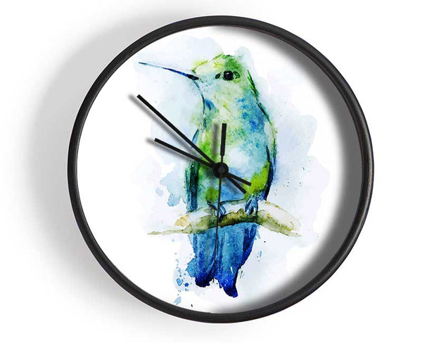 Hummingbird Branch Clock - Wallart-Direct UK