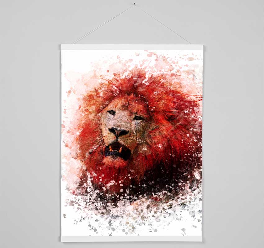 Red Lion Roar Hanging Poster - Wallart-Direct UK